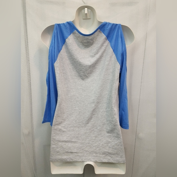 Disney Beauty and the Beast Holographic Cold Shoulder Tee - Picture 2 of 5